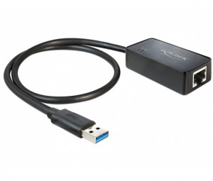 DeLock Adapter USB 3.0 > Gigabit LAN 10/100/1000 Mb/s