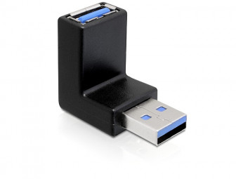 DeLock Adapter USB 3.0 male-female angled 270° vertical