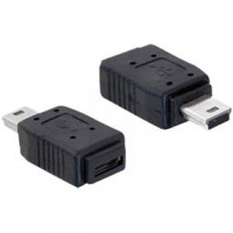 DeLock Adapter USB mini male > USB micro-A+B female