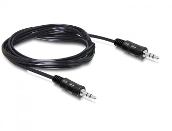 DeLock audio kábel, DC jack 3,5 mm apa / apa, 2,5 m