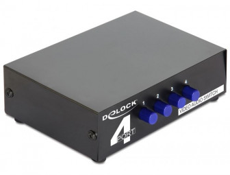 DeLock Audio/Video 4 port manual bidirectional Switch