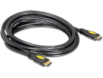 DeLock Cable High Speed HDMI with Ethernet - HDMI-A male > HDMI-A male 4K 1m