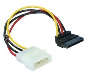DeLock Cable Power SATA HDD > 4pin male – angled