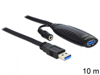 DeLock Cable USB 3.0 Extension, active 10m