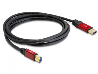 DeLock Cable USB 3.0 Type-A male > USB 3.0 Type-B male 5m Premium