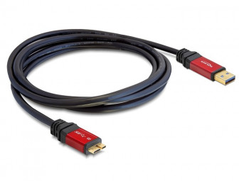 DeLock Cable USB 3.0 Type-A male > USB 3.0 Type Micro-B male 2m Premium