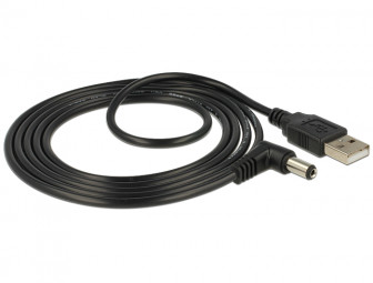 DeLock Cable USB Power > DC 5.5 x 2.1 mm Male 90° 1,5m