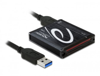 DeLock USB 3.0 Card Reader All in 1 Black