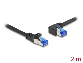 DeLock CAT6a S-FTP Patch Cable 2m Black