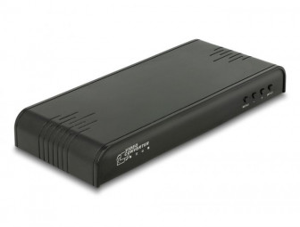 DeLock Converter CVBS/YPbPr/VGA to HDMI with Scaler Black