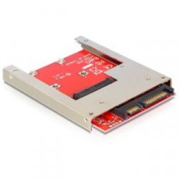 DeLock Converter SATA 22 pin  > mSATA with 2,5″ Frame