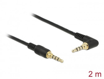 DeLock 3,5mm jack male/male cable 2m Black