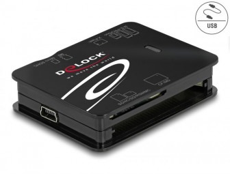 DeLock USB 2.0 Card Reader Black