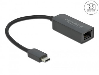DeLock Delock USB Type-C adapter apa   2,5 Gigabit LAN kompakt