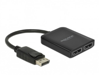 DeLock DisplayPort 1.4 Splitter 1 x DisplayPort to 2 x DisplayPort MST