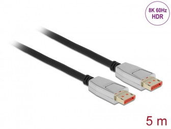 DeLock DisplayPort cable 8K 60 Hz 5m Black
