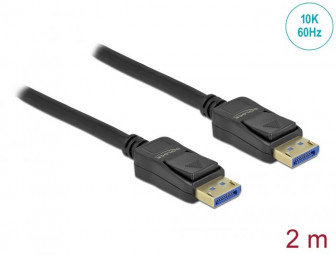 DeLock DisplayPort male/male 10K cable 2m Black