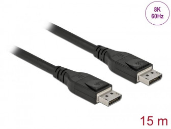 DeLock DisplayPort male/male cable 15m Black