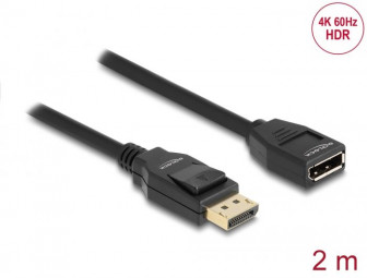 DeLock DisplayPort male/male cable 2m Black