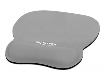 DeLock Ergonomic Mouse pad with Wrist Rest Grey