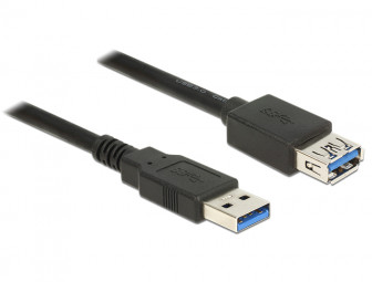 DeLock Extension cable USB 3.0 Type-A male > USB 3.0 Type-A female 1,5m Black