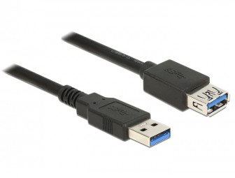 DeLock Extension cable USB 3.0 Type-A male > USB 3.0 Type-A female 2m Black