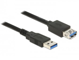 DeLock Extension cable USB 3.0 Type-A male > USB 3.0 Type-A female 3m Black