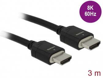 DeLock High Speed HDMI Cable 48 Gbps 8K 60 Hz 3m