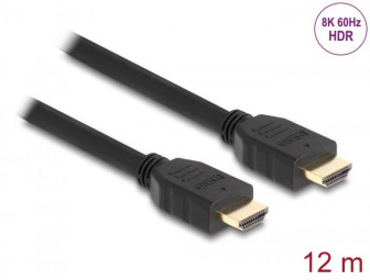 DeLock High Speed HDMI Cable 48 Gbps 8K 60Hz 12m Black