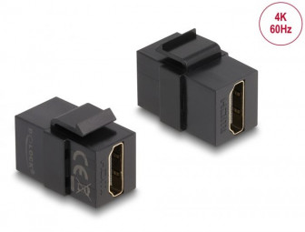 DeLock Keystone Module HDMI female to HDMI female Black