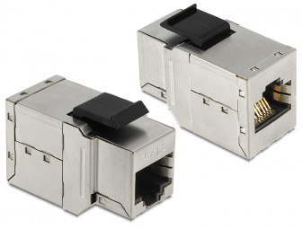 DeLock Keystone Module RJ45 jack > RJ45 jack Cat.6