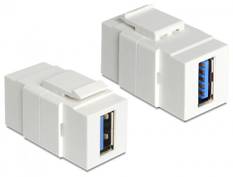 DeLock Keystone module USB 3.0 A female > USB 3.0 A female