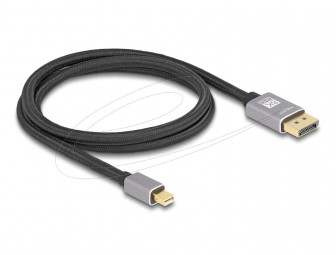 DeLock Mini DisplayPort to DisplayPort cable 1m Grey