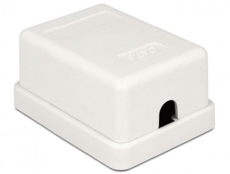 DeLock Modular Wall Outlet 1 Port Cat.6 compact UTP