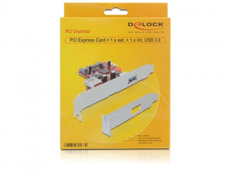 DeLock PCI Express card > 1 x extern 1 x intern USB 3.0