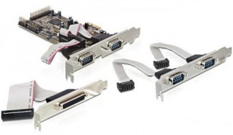 DeLock PCI Express Card > 4x Serial, 1 x Parallel