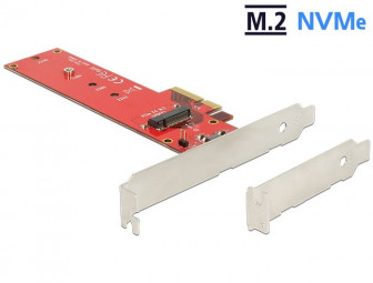 DeLock PCI Express x4 Card > 1 x internal NVMe M.2 Key M 110 mm - Low Profile Form Factor