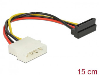 DeLock Power SATA HDD > 4 pin male angled cable