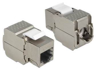 DeLock RJ45 anya > RJ45 anya Cat.6 Keystone modul