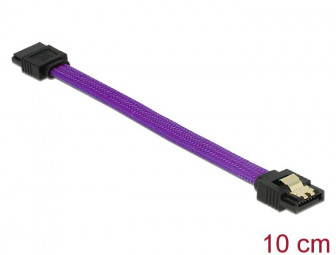 DeLock SATA 6 Gb/s Cable 10cm Violet