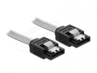 DeLock SATA 6 Gb/s Cable 30cm Transparent