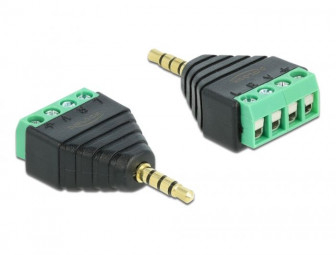 DeLock Stereo plug 3.5 mm > Terminal Block 4 pin Adapter