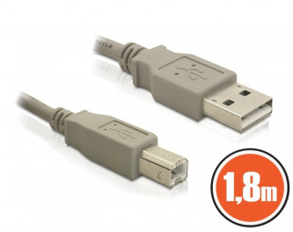 DeLock USB 2.0 A-B male/male 1,8m