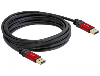 DeLock USB 3.0 Type-A male > USB 3.0 Type-A male 5m Premium Cable