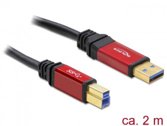 DeLock USB 3.0 Type-A male > USB 3.0 Type-B male 2m Premium cable