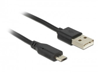 DeLock USB to microUSB kábel 1,5m Black