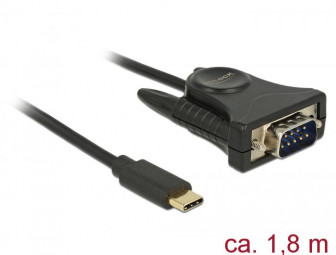 DeLock USB Type-C > 1x Serial DB9 RS-232 Adapter