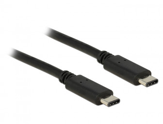 DeLock USB Type-C 2.0 - USB Type-C 2.0 Black 0,5m