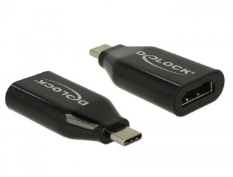 DeLock USB Type-C male > HDMI female (DP Alt Mode) 4K 60Hz Adapter Black