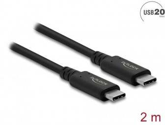 DeLock USB4 20 Gbps Cable 2m Black